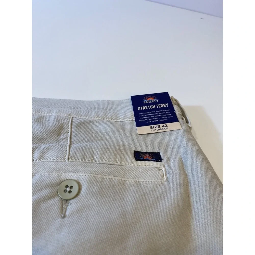 Faherty Men's Shorts 42 Stretch Terry 7.5